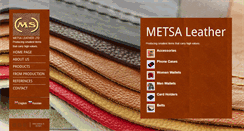 Desktop Screenshot of leathermetsa.com